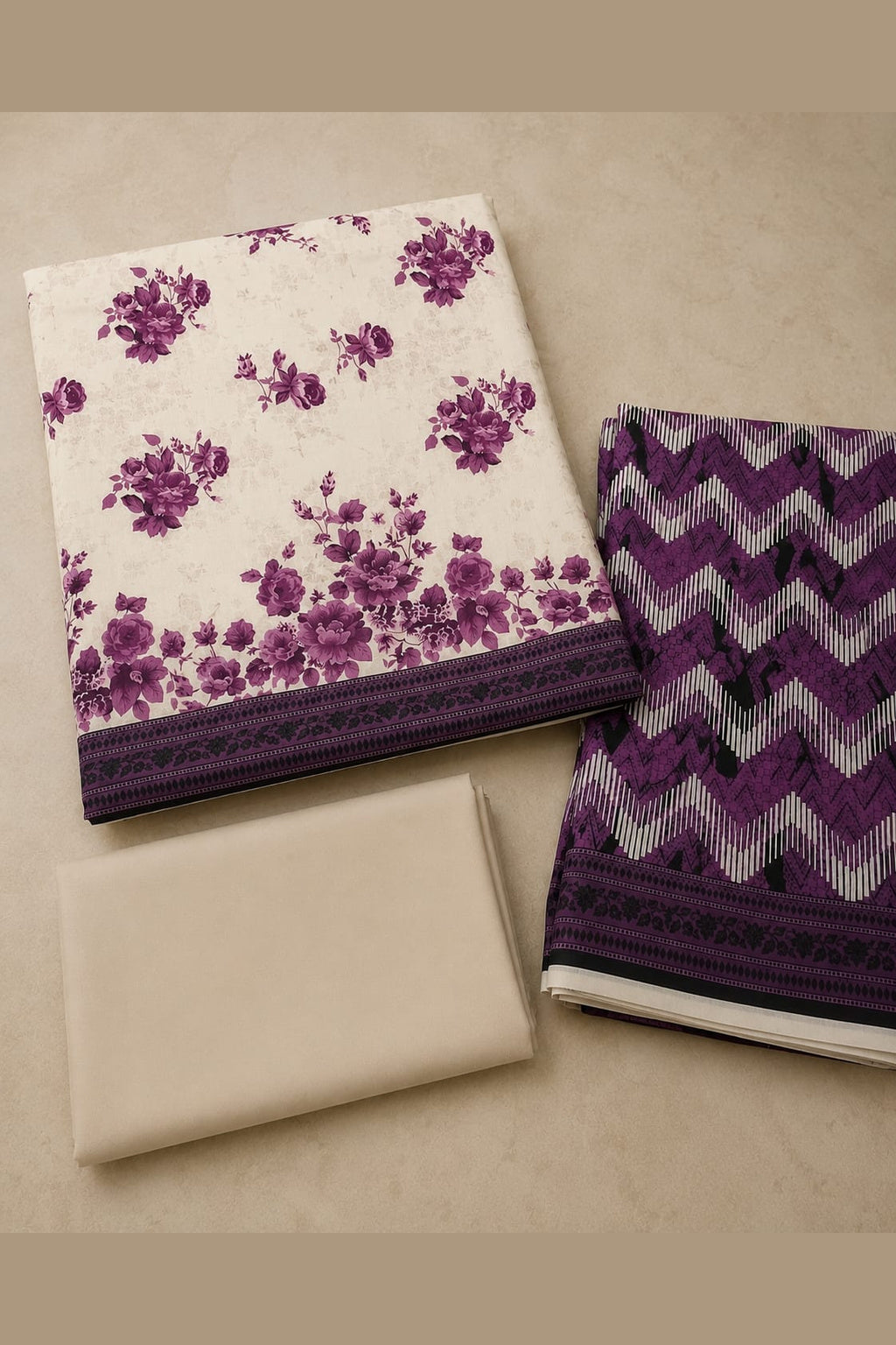 3 Piece Unstitched Lawn