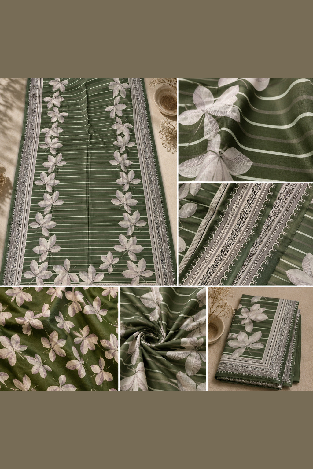 3 Piece Printed Unstitched Collection